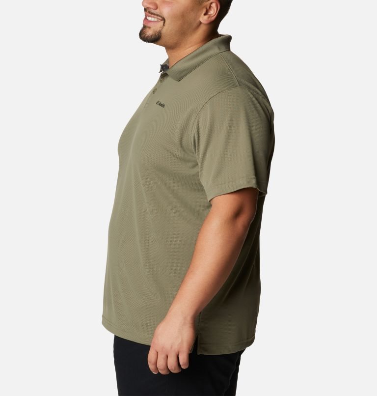 Men's Columbia Utilizer Polo Shirts Olive | Plus Size CA-CC645